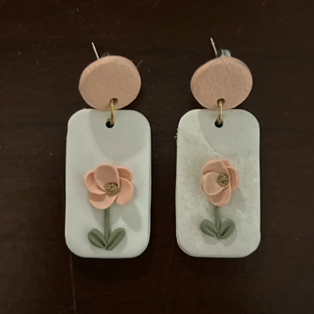 Clay handmade earrings